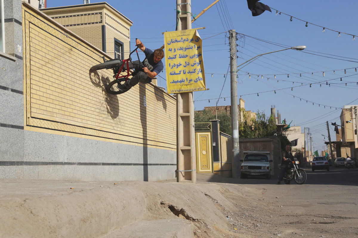 Wallride in Iran.