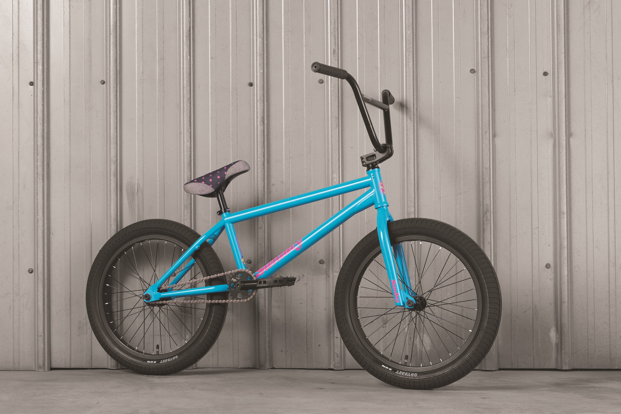 Forecaster Gloss Ocean Blue Aaron Ross Signature - Top Tube: 20.5" - Odyssey Freecoaster