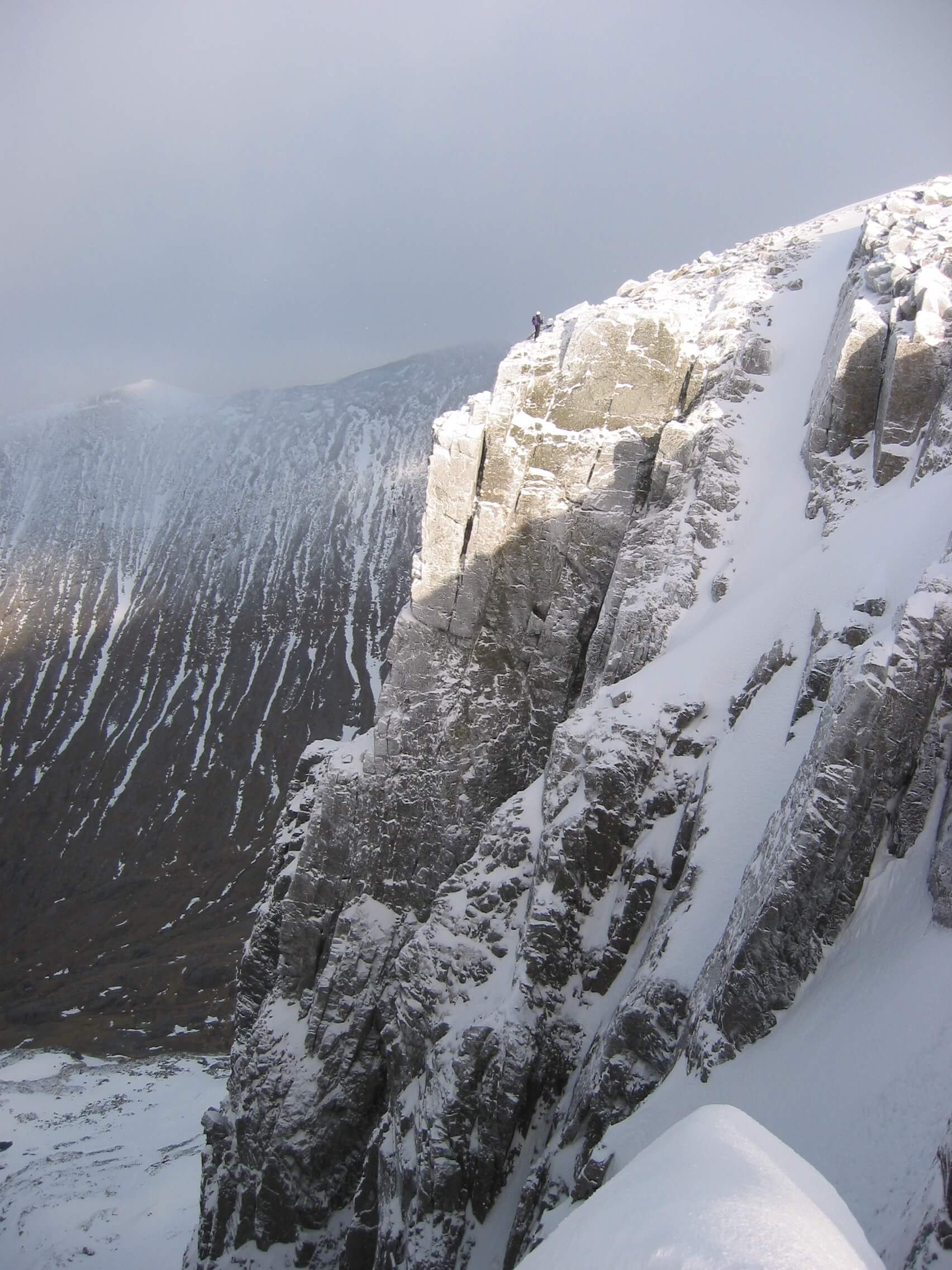 Looking across to Number Three Gully Buttress on Ben Nevis
