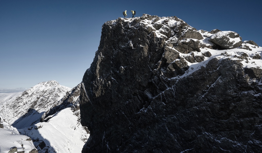 Winter mountaineering in Scotland The Great Prow Isle Of Skye