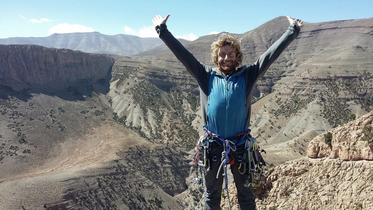 Rock climbing in Morocco