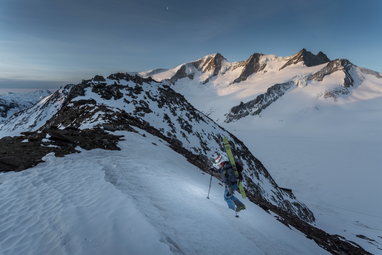 Climbing the Finsteraarhorn, Bernese Oberland