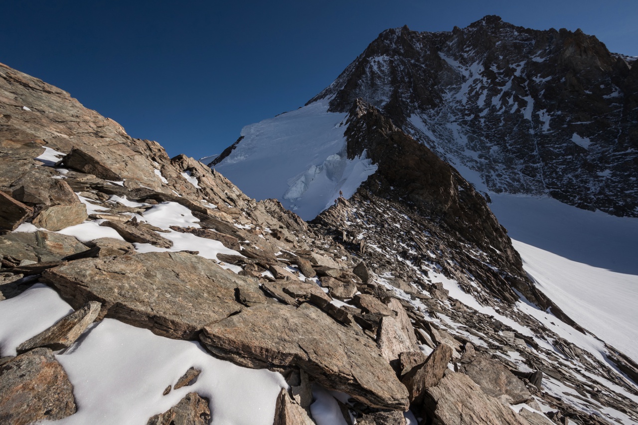 Climbing the Finsteraarhorn, Bernese Oberland